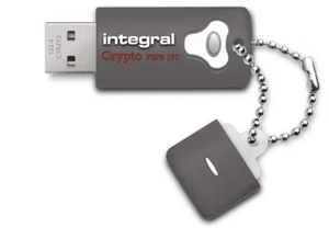 8GB Integral Crypto Drive FIPS 197 crittografati USB 3.0 Flash Drive 256 bit AES - Foto 1 di 1