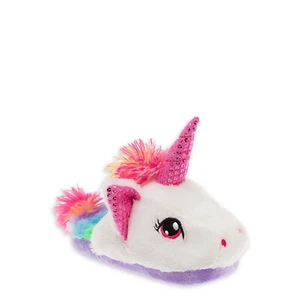 Wonder Nation Unicornio Cutie Peluche Zapatilla y Pulsera Conjunto Talla 2-3 Nuevo con Etiquetas - Imagen 1 de 10