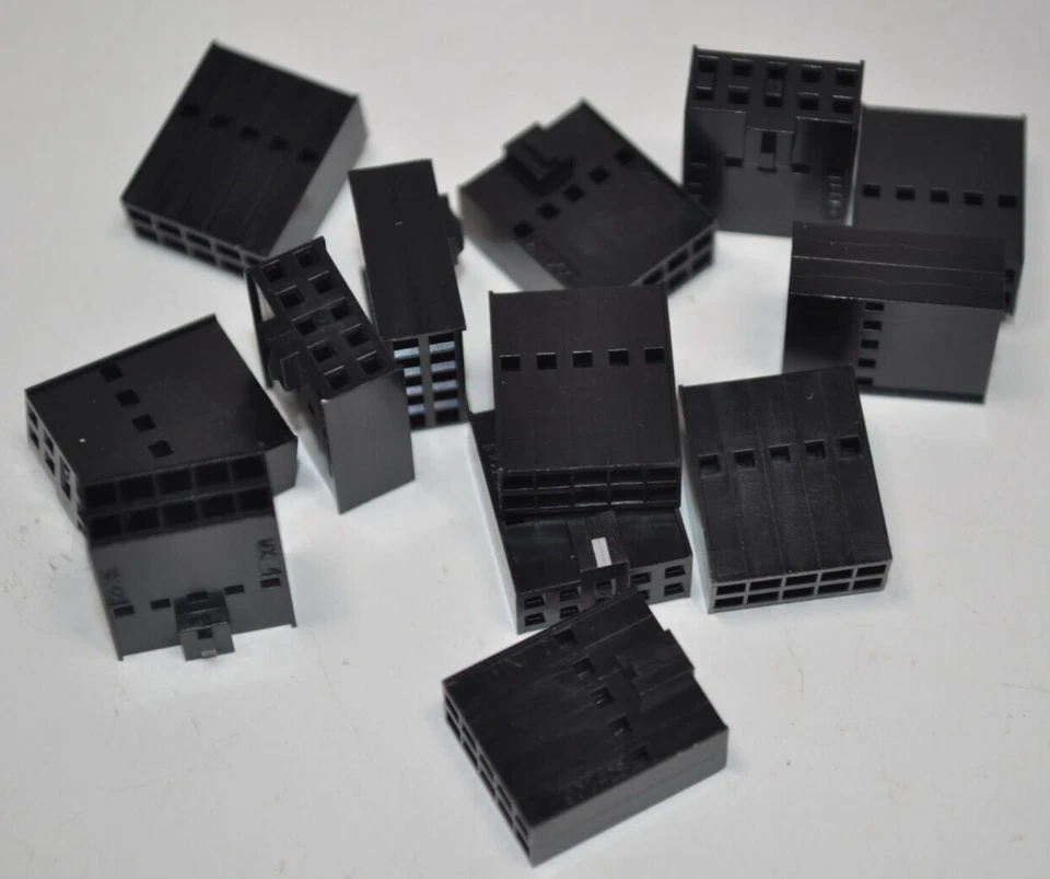 Lote de 13 CONECTORES CARCASA MOLEX NUEVOS 90142 MACHO 5X2 VÍAS 90142-0010 Foto 1 de 2