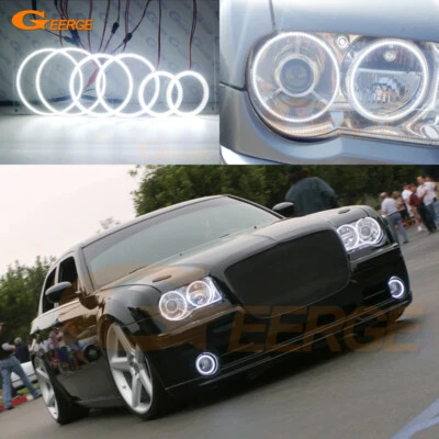For Chrysler 300 C 300C Ultra bright 6 pcs LED Angel Eyes Kit Halo Rings Light - Image 1 of 4