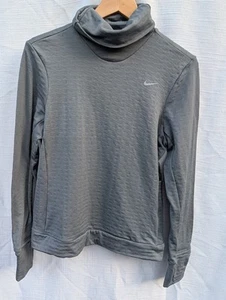 NIKE Women's Size S Therma-FIT Swift Element Running Top Turtleneck FB5306 Gray - Picture 1 of 7