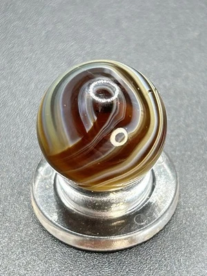 Multi Color 9 & Tail Christensen Agate Slag Marble CAC Vintage Marbles 0.629” - Image 1 of 4