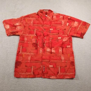 Ecko Unltd Shirt Mens XL Abstract Geometric Button Up 90s Hip Hop Urban Korea - Picture 1 of 15