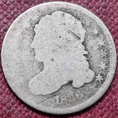 1836 Capped Bust Dime 10c Circulated #96816 - Image 1 of 2