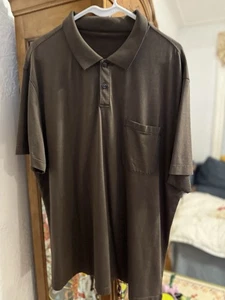 Van Heusen Men’s Brown 2XL Shirt Short Sleeve Casual Top - Picture 1 of 5