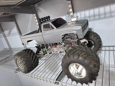 Proyecto Tamiya Clodbuster - Chasis de repuesto, carrocería dura gris Foto 1 de 4