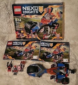 Lego Nexo Knights: 70319 Macy's Thunder Mace USED 100% Complete 2016 Retired Set