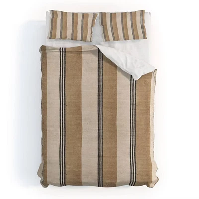 Deny Designs Twin/Twin XL Holli Zollinger Stella West Sand Stripe Duvet Cover - Image 1 of 4