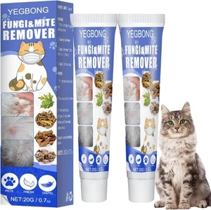 2pcs Pet Mite Removal Cream,Pet Anti Mite Cream,Mite Treatment for Dogs,Mite Re - Picture 1 of 9