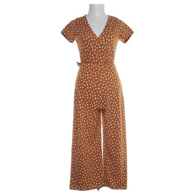 Pull & Bear, Jumpsuit, Größe: S, Braun/Weiß, Polyester, Gepunktet, Damen #MUq - Bild 1 von 4