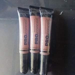 3X-LA Girl PRO CONCEAL HD High Definition Concealer PEACH CORRECTOR GC994 - Bild 1 von 3