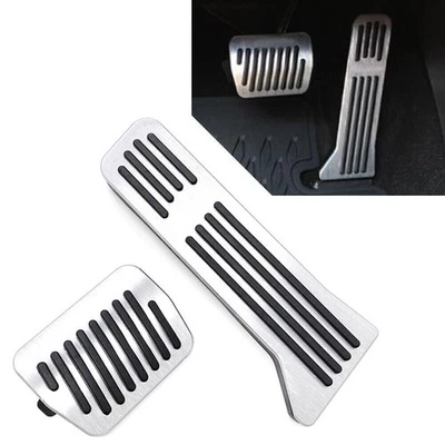 Cubierta de protección de pedales de acelerador de freno de acero inoxidable para Mazda 2 3 6 CX-3 CX-4 CX-5 Foto 1 de 4