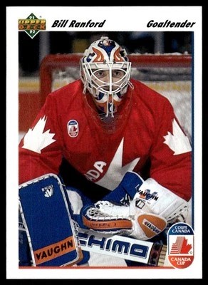 1991-92 Upper Deck Bill Ranford Canada #10 - Image 1 of 2