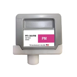 Compatible Ink Cartridge For Canon PFI-301 330ml Photo Magenta-USA - Picture 1 of 2