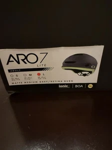 ARO7 Oakley Lite Matte Grey Retina Burn Fahrradhelm Large Neu im Karton - Bild 1 von 14