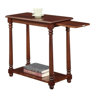Convenience Concepts French Country Regent End Table in Mahogany Wood Finish - Image 1 of 3