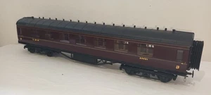 O gauge 7mm KITBUILT LMS 3rd Corridor Stanier Coach Maroon 95651 (Westdale?) - Picture 1 of 6