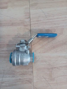 FNW 220A 3/8" NPT S.S. Ball Valve Full Port  2000 CWP CF8M Lever 150 PSI - Picture 1 of 5