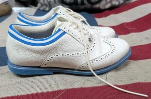 Zapatos de golf G/Fore Grosgrain Brogue Gallivanter talla 9 para mujer G4LS21EF08 blancos - Imagen 1 de 12