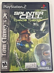 Tom Clancy's Splinter Cell Chaos Theory PS2 PlayStation 2 AD + Reg Card CIB - Picture 1 of 4