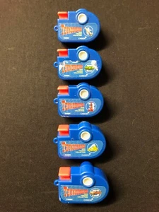 Tomy Capule Toys THUNDERBIRDS MINI VIEWERS-RARE Full Set 5 (1999) CARLTON MEDIA - Picture 1 of 8
