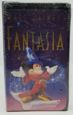 WALT DISNEY MASTERPIECE FANTASIA SEALED NEW VHS TAPE MICKEY MOUSE - Image 1 of 4