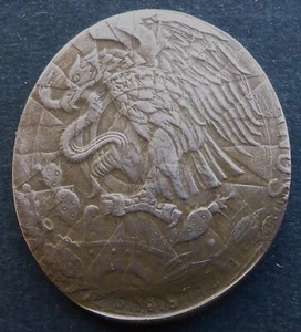 HOBO NICKEL/LOVE TOKEN "1929s SNAKE & EAGLE" COPPER CENT" CAN.SHIP $1.99 - Picture 1 of 2