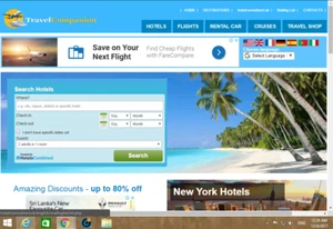Mejor sitio web afiliado de viajes y hoteles 1001 - instalación gratuita + alojamiento cPanel - Imagen 1 de 5