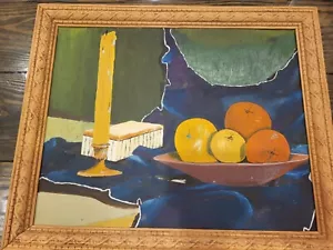 Mid Century Painting Abstract Still Life Modernism Expressionism - Picture 1 of 18