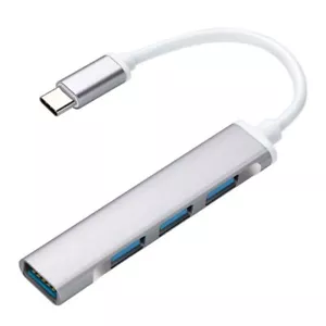 Type C to USB 3.0 Hub 4 Port Splitter Adapter For Mac Android Phone MacBook Pro - Picture 1 of 13