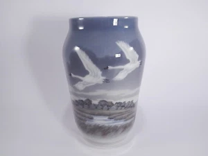 ROYAL COPENHAGEN VASE "Schwäne im Flug" - Bild 1 von 7