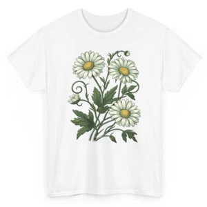 T-shirt giardino vintage margherita primavera - maglietta estiva margherite fiori margherite - Foto 1 di 53