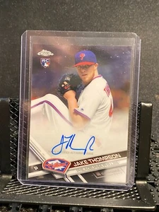 Jake Thompson 2017 Topps Chrome Rookie Auto (RC) - Phillies - Picture 1 of 2