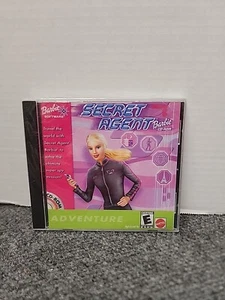 📦 Barbie Secret Agent (PC CD ROM, 2002, Jewel Case w/ Manual) New cracked case - Picture 1 of 3