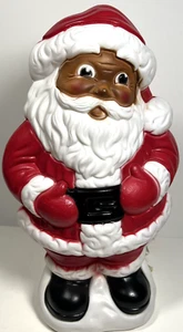 Grand Venture 18"" negro Santa afroamericano molde de soplado negro 1999 retirado - Imagen 1 de 12