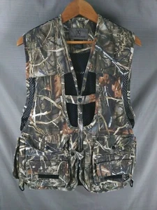 Game Winner Vest Camo Bird Hunting Black Mesh Size L Breathable RN#098223 - Picture 1 of 8