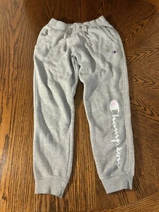 Grey champion sweatpants with pockets for girls size medium - Picture 1 of 12