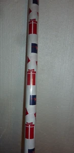 New Budweiser Beer Presents Wrapping Paper Gift Wrap Roll 60sq Ft Sealed - Picture 1 of 4