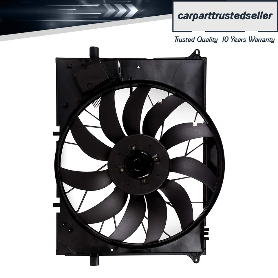 Ventilador de refrigeración del motor para Mercedes Benz CL55 S600 SL600 S55 SL63 SL65 AMG SL55 AMG Foto 1 de 4