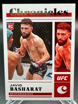 Javid Basharat Rookie RC 2023 Panini Chronicles UFC Card #84 MMA - Image 1 of 3