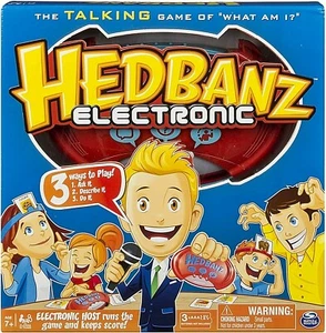 Hedbanz Electronic Talking Game Of What Am I? Age 7+ 2+ Players Or Teams - Picture 1 of 3