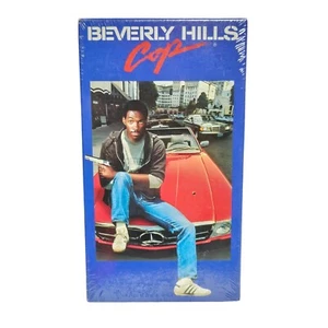 Near Mint Beverly Hills Cop VHS Tape Sealed Eddie Murphy 1984 Blue Box - Picture 1 of 4