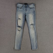 Aeropostale Size 2 Jegging Jeans Skinny Soft Stretch Modern Distressed Light Was