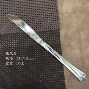 Pure Titanium tableware Dovetail Knife Table Cutlery