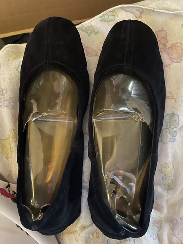 Ballerine PRADA Made In Italy in camoscio nero 36