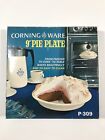 Vintage Corning Ware Blue Cornflower 9 Inch Pie Plate P-309 With Box 9"