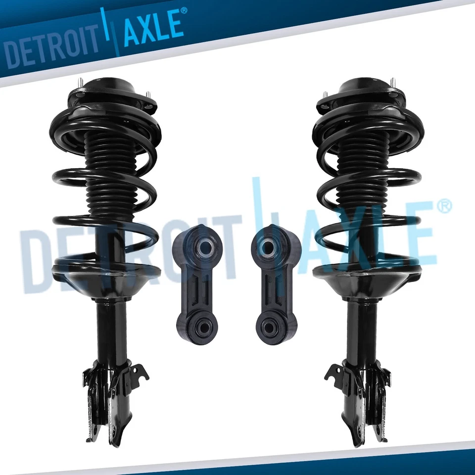 Front Struts w/ Coil Spring Assembly Sway Bars for 2000 2001 2002 Subaru Legacy - Изображение 1 из 4