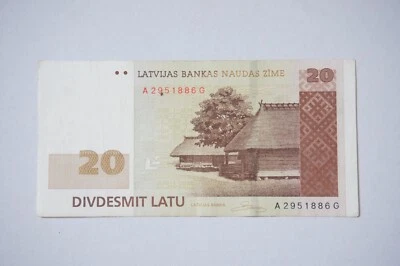 20 Latvian Lats Banknote (LVL) 2007 - Image 1 of 2