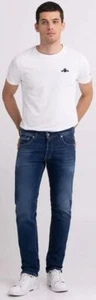 Replay Grover 11.5Oz Hyperflex Strech Mens Cotton Denim Mens Jeans In Indigo - Picture 1 of 5