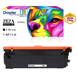 212A Black Toner(New Chip), for HP Color LaserJet Enterprise M554dn (W2120A) - Picture 1 of 1